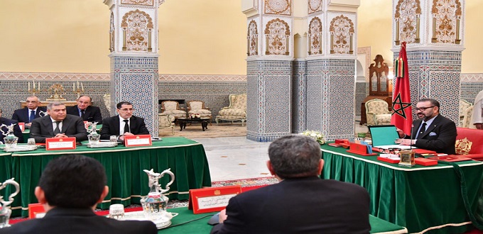 Mohammed VI préside un Conseil des ministres à Marrakech