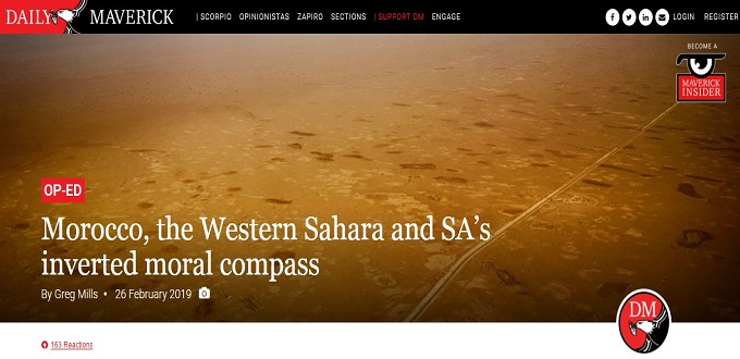 Pretoria aborde la question du Sahara sous le prisme de la guerre froide (Média)