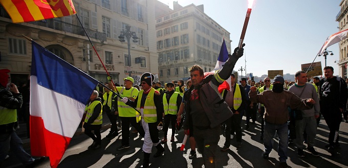 Près de 40.000 « Gilets jaunes » en France ce samedi 