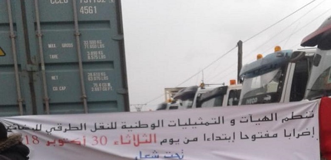 En grève cette semaine, les transporteurs maintiennent la pression