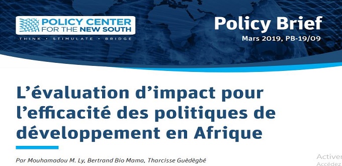 Policy Center for the New South parle de développement en Afrique