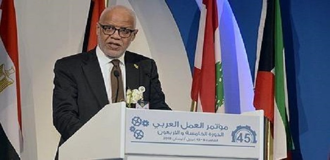 Congrès arabe du travail : Yatim  rappelle l’importance du dialogue social
