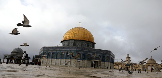 La mosquée Al Aqsa a pris feu lundi soir