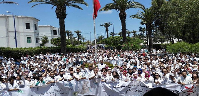 Climat social : infirmiers et étudiants ont marché à Rabat