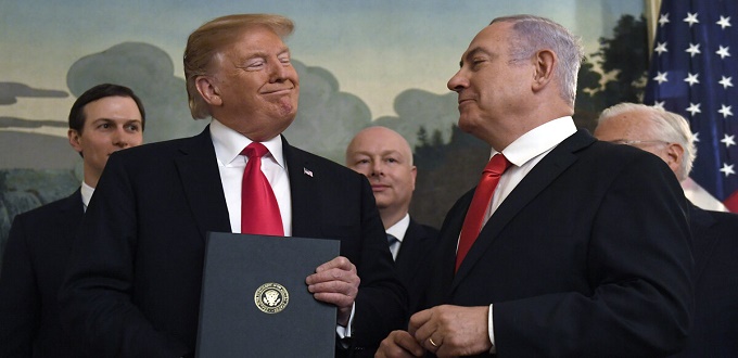 Netanyahou va baptiser « Donald Trump » une nouvelle colonie du plateau du Golan