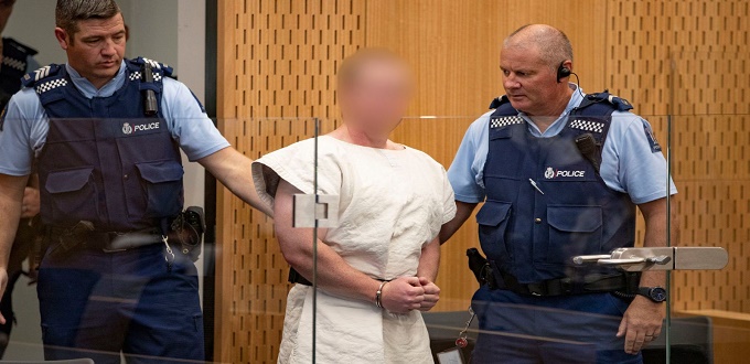 Christchurch : Brenton Harrison Tarrant inculpé d’acte terroriste