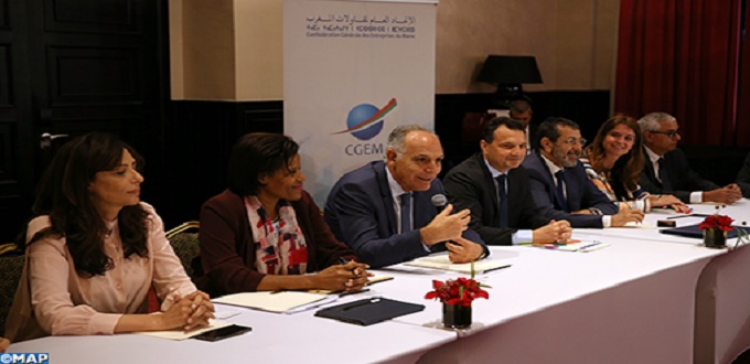 La CGEM se concerte avec les partenaires financiers du Maroc