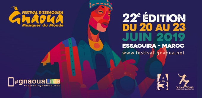 La 22ém édition du Festival Gnaoua et Muisque du Monde prévue du 20 au 23 juin