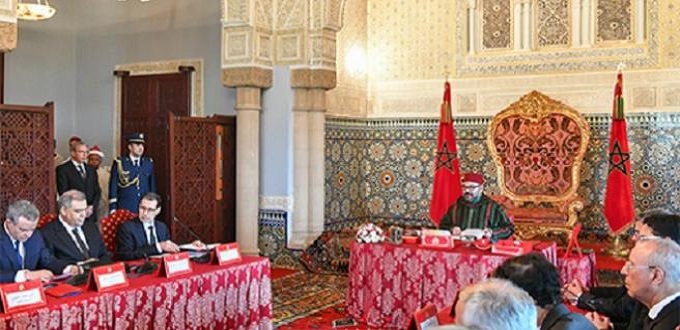Mohammed VI a présidé un Conseil des ministres 