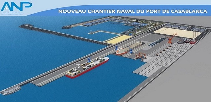 Le nouveau chantier naval de Casablanca, 1ère phase en cours d'achèvement 