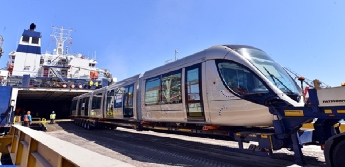 Tramway de Rabat Salé réceptionne 2 des 22 tramways Citadis-Alstom