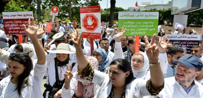 Au coeur de la manifestation des opticiens 