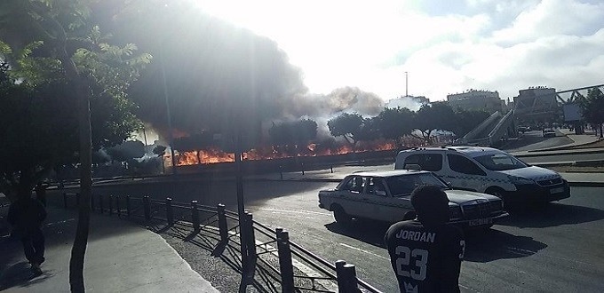 Deuxième incendie dans un camp de migrants à Casablanca