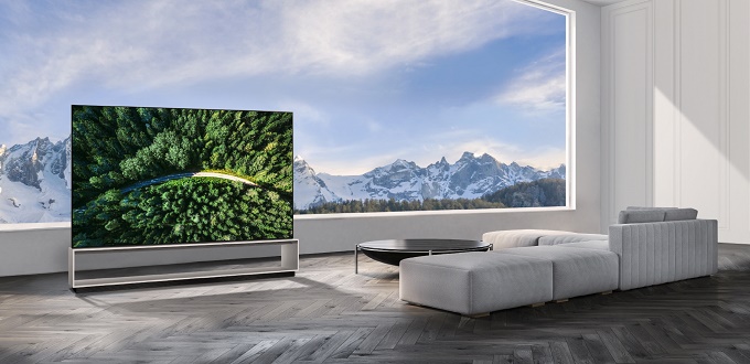 LG premier téléviseur 8K OLED au monde