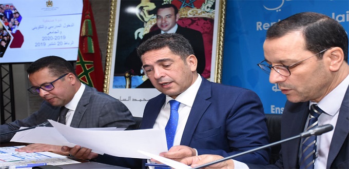 Année scolaire 2019-2020 :  Amzazi fait le point