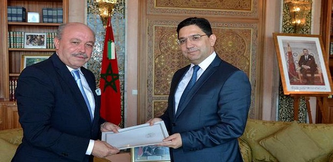 Nasser Bourita reçoit le nouvel ambassadeur de l’Algérie