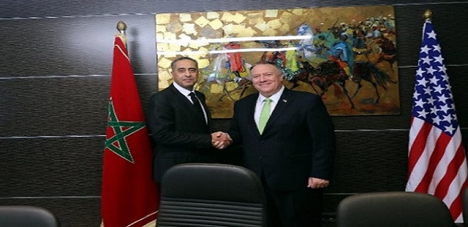 Abdellatif Hammouchi s’entretient avec le secrétaire d’État Américain