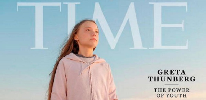 Greta Thunberg désignée « Personne de l'année » par le magazine Time