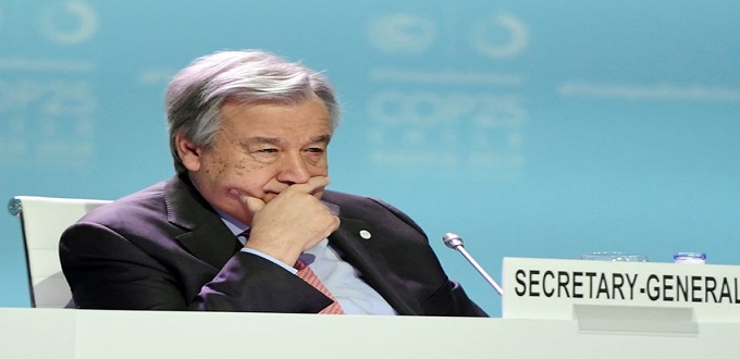 António Guterres appelle à la solidarité face à la crise climatique