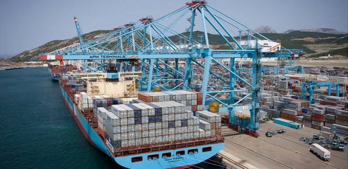 En 2019, le port deTanger Med a manutentionné 4,8 millions de conteneurs