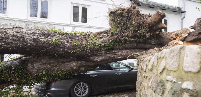 Une violente tempête cause des dégâts considérables en Europe