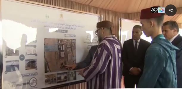 Le Roi Mohammed VI lance les travaux du projet de dessalement d’Agadir