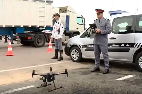 Sécurité routière : La Gendarmerie royale déploie des drones