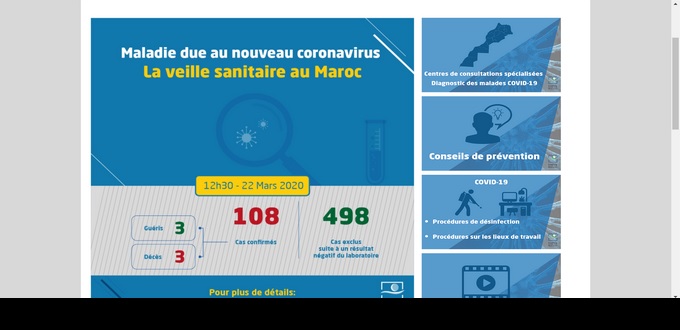 108 personnes confirmées positives