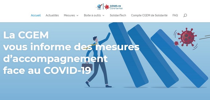 COVID-19: La CGEM lance un site dédié à la pandémie