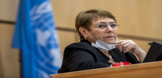 Le projet israélien d’annexion est « illégal », selon Bachelet (ONU)