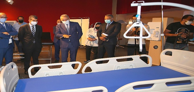 Présentation d’un lit de réanimation fabriqué 100% au Maroc