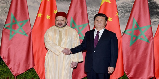 Le Roi Mohammed VI s'entretient avec Xi Jinping