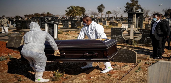 Covid-19: l'Afrique enregistre 2,4% de décès