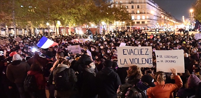 France : Une marée humaine mobilisée à Paris pour protester contre la loi sécurité globale