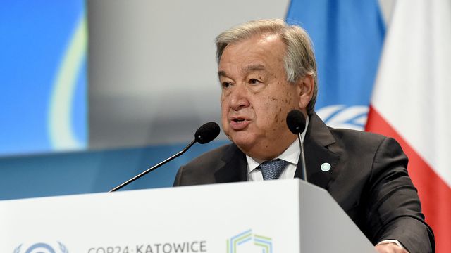 Guterres appelle à déclarer l’état d’urgence climatique dans tous les pays