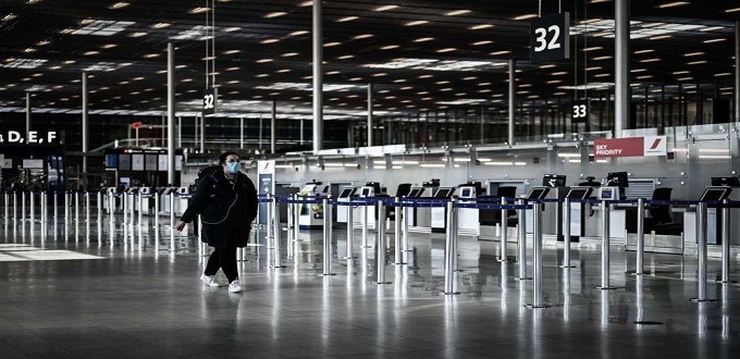 Le trafic aérien chute de 71,68% à fin novembre