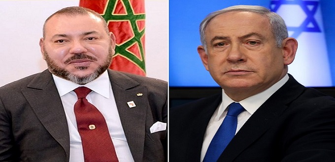 Entretien téléphonique entre le Roi Mohammed VI et Benjamin Netanyahu