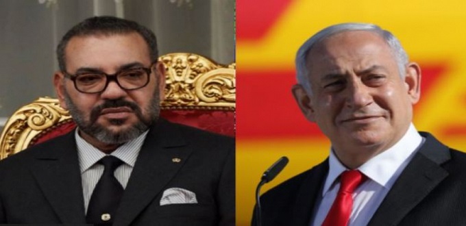 Netanyahu invite le roi du Maroc Mohammed VI à visiter Israël