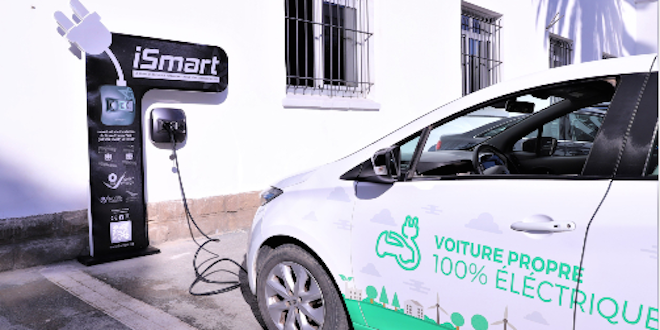 Production de la borne de recharge pour véhicule électrique “100% marocaine”