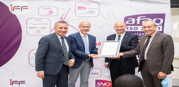 L'ONCF et SNCF obtiennent la certification  ISO 21001
