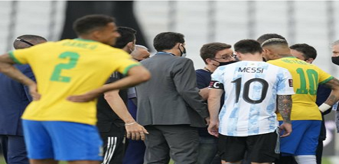 Mondial 2022 - Qualifications: le match Brésil-Argentine interrompu sera rejoué