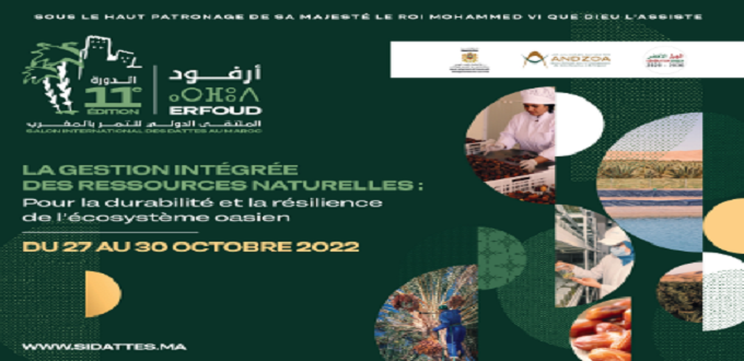 Erfoud: 11ème édition du Salon International des Dattes du 27 au 30 octobre