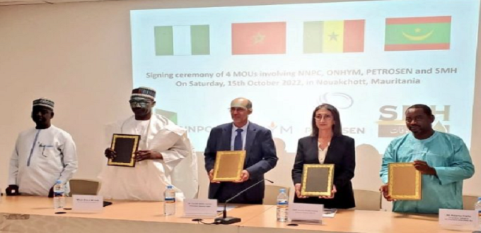 Gazoduc Nigéria-Maroc: Signature de 2 Mémorandums d’entente à Nouakchott