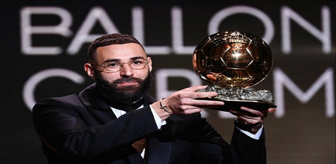 Ballon d'Or 2022: Karim Benzema sacré meilleur joueur du monde