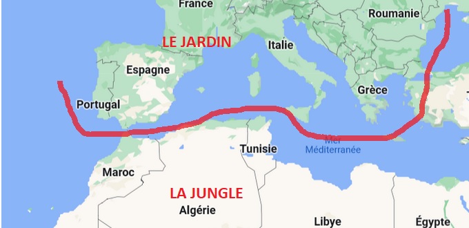 (Billet 855) – Le « jardin » européen et la « jungle » nord-africaine