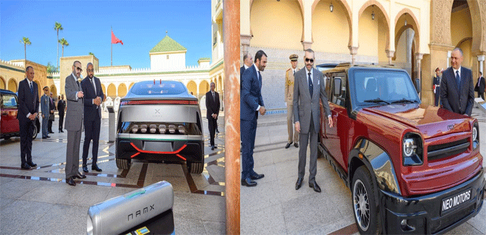 Maroc: Présentation au Roi d'un modèle de la 1ère marque automobile grand public marocaine