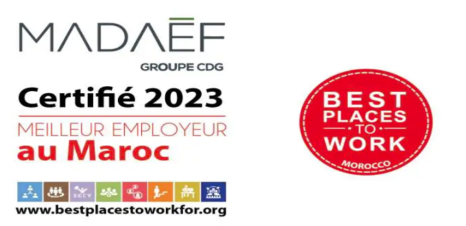 Madaëf certifié parmi les "Best Places to Work" au Maroc pour 2023
