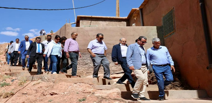  Ouarzazate: Sadiki visite des zones agricoles impactées par le séisme