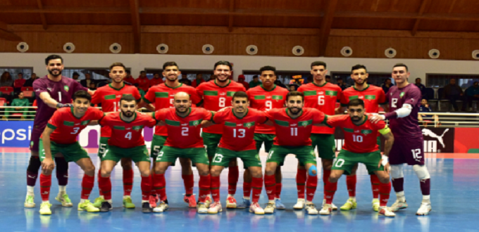 La sélection nationale marocaine de futsal maintient sa 8e place mondiale