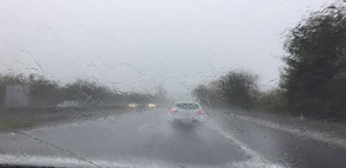Fortes pluies et rafales de vent: Appel à la prudence et à la vigilance sur les routes